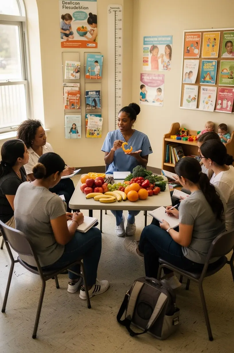 Community members discussing traffic congestion solutions.